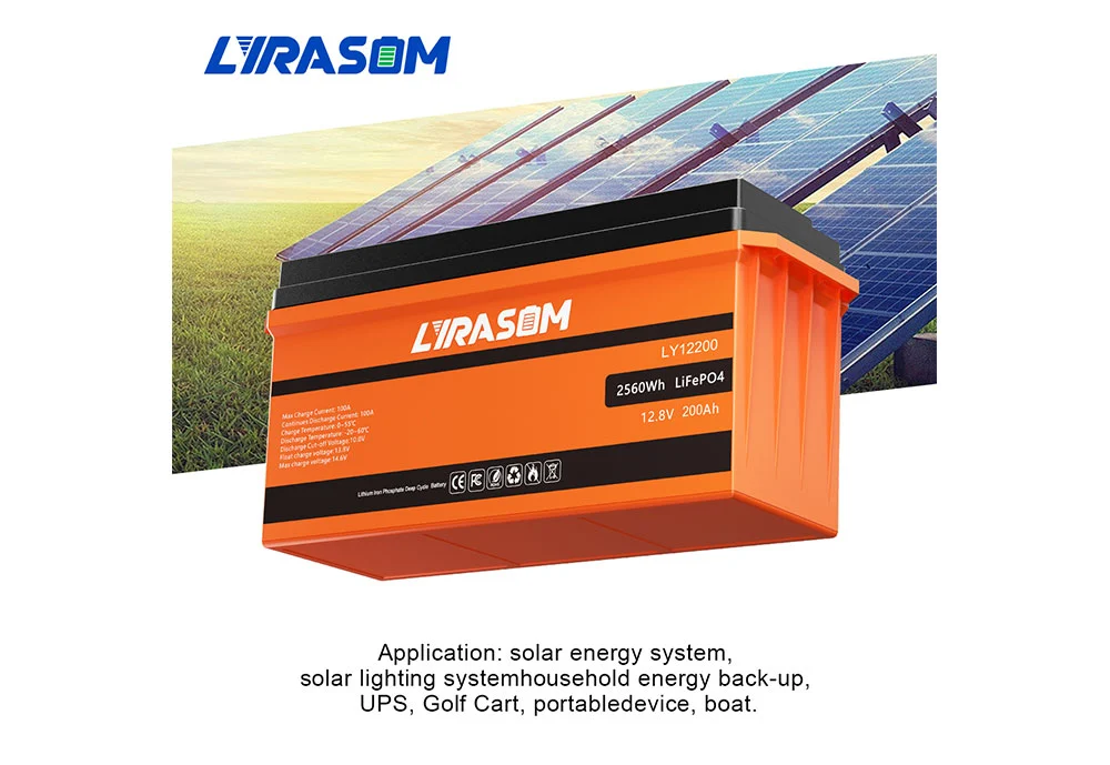 12v 200ah lithium ion deep cycle battery
